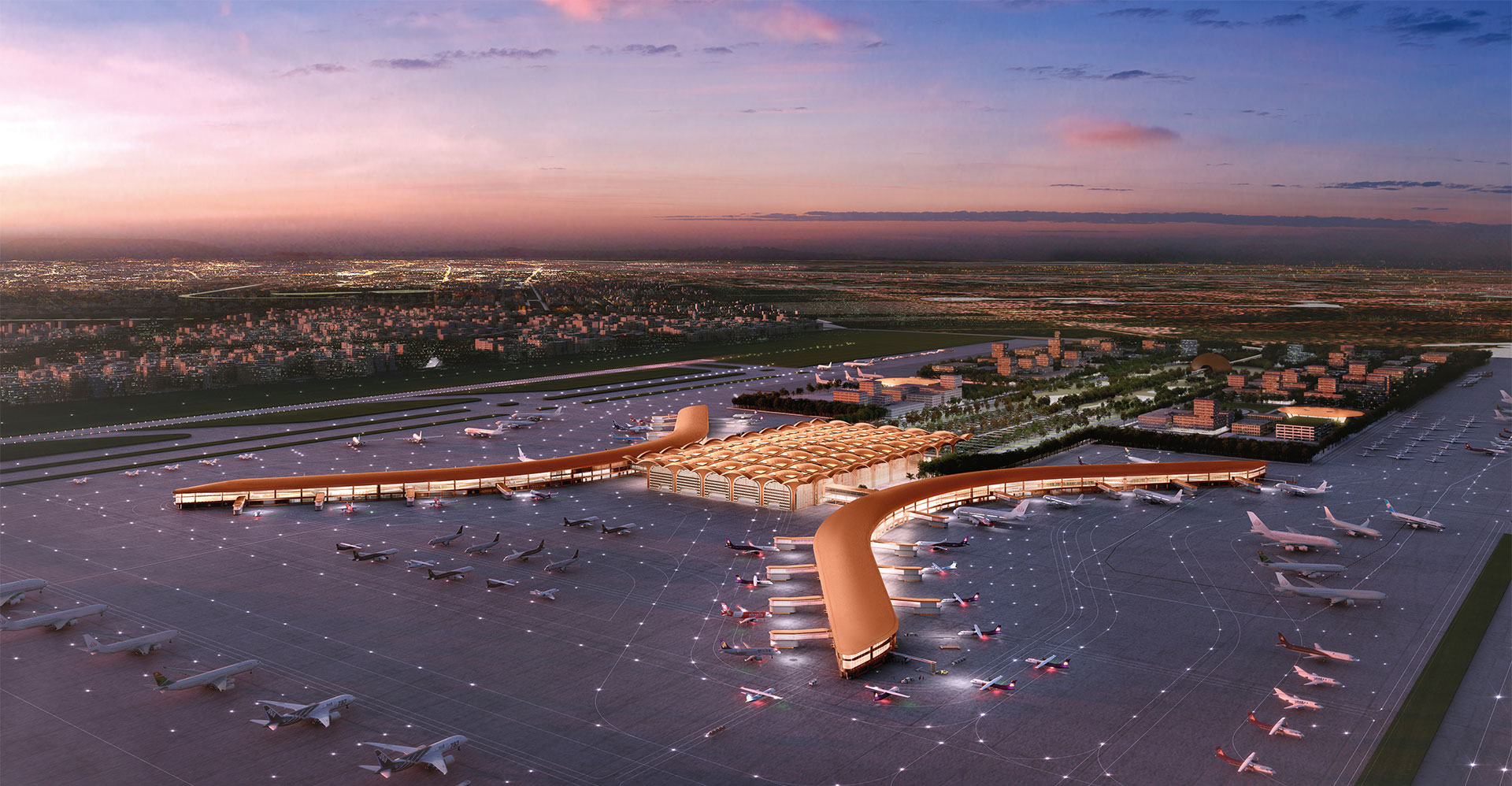 Architectural wayfinding airport signage by Capital Arts