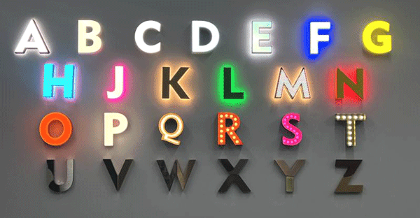 custom made 3d letters by Capital Arts