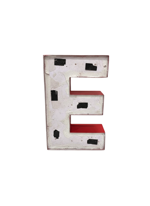 back-demaged-pvc-letter