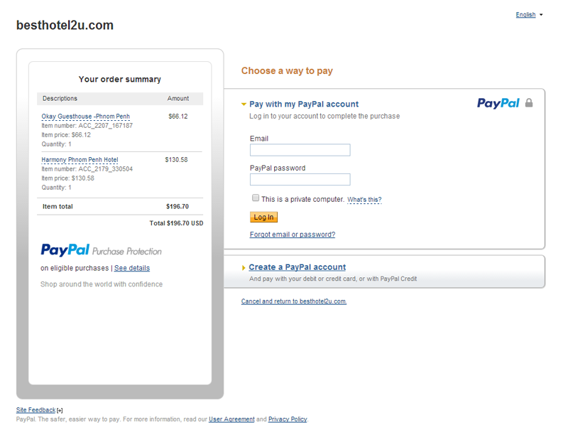 Pay with a PayPal account - PayPal