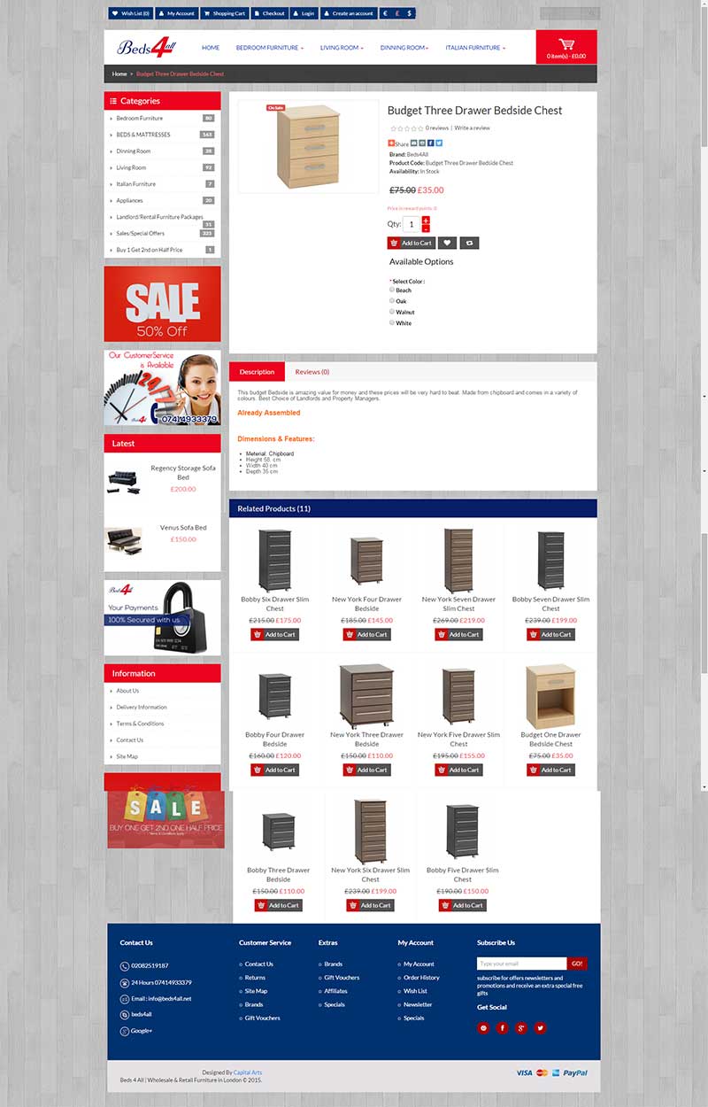 e-commerce-website-furniture-beds4all-london-2